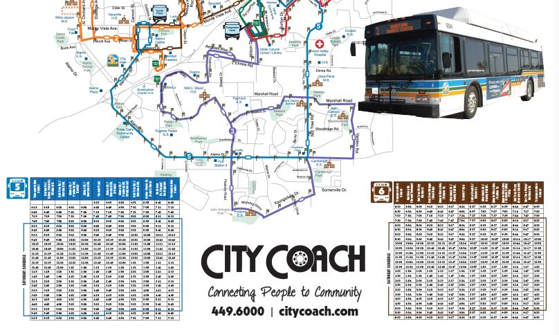 Solano Mobility | Vacaville City Coach Bus Map and Time Schedule